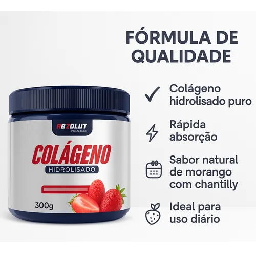 COLAGENO 300G - ABSOLUT NUTRITION - Imagem 2